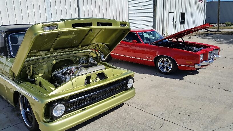 1972 Mercury Montego GT 429 / 521 and my 1963 Chevy C-10 383